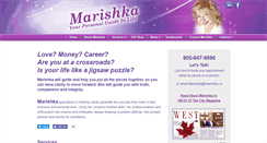Desktop Screenshot of marishka.ca